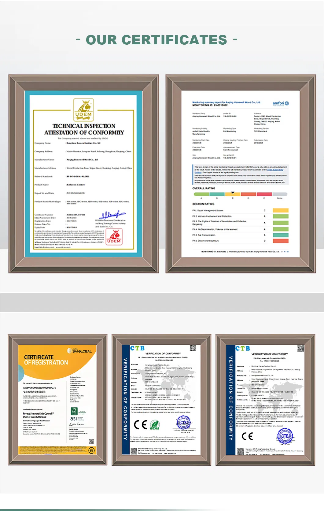 French Oak Style Grille Bathroom Cabinet with Above Counter Basin