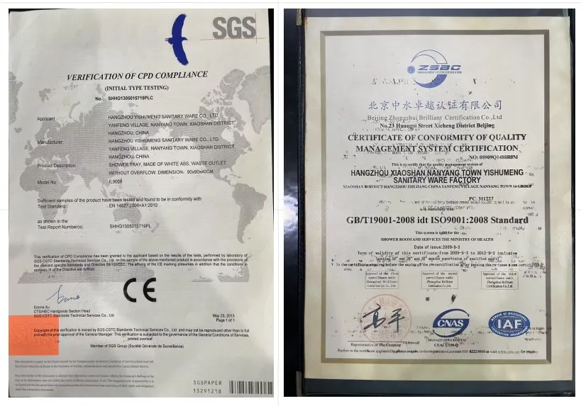 Luxurious Modern Design Bathroom Cabinet with Marble Countertop