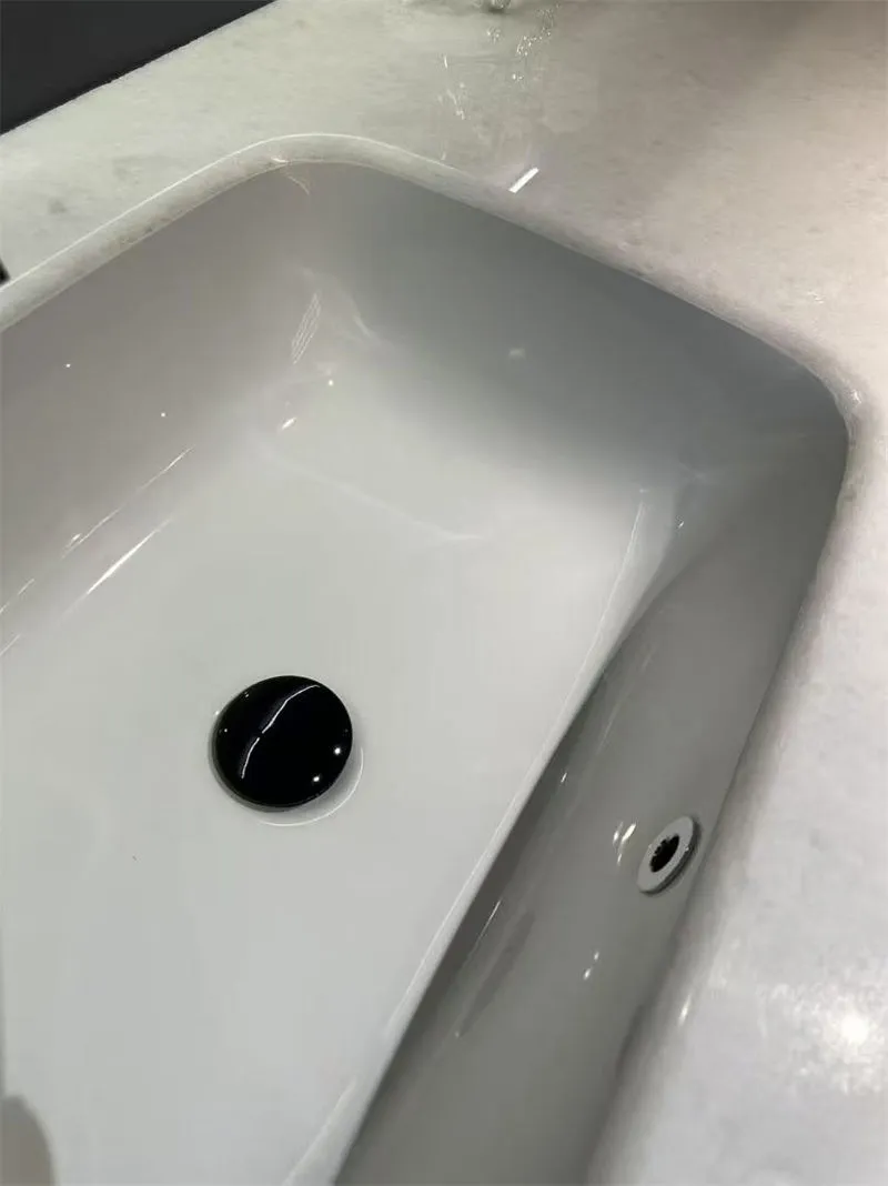 Luxurious Modern Design Bathroom Cabinet with Marble Countertop