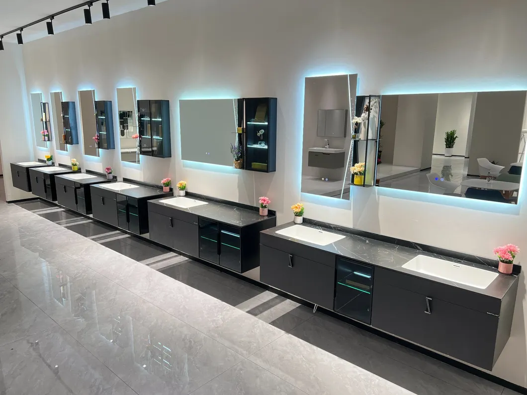 Premium 2mm Thick Waterproof Stainless Steel Bathroom Storage Cabinet