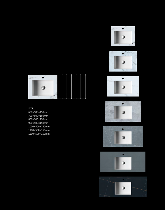 Modern Wholesale Price Home Decoration Customized Wooden Shape Sintered Stone Rectangular Bathroom Vanity