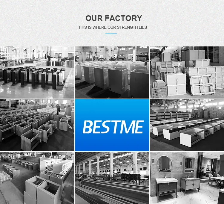 Guangdong Fatctoy ODM LED Smart Mirror Customized Size Sinterstone Basin Bathroom Vanity Cabinet (BY-X8005)