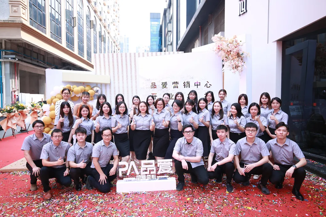 PA Bathroom Furniture Luxury Double Basin Vanity Sink PVC Storage Bathroom Cabinet