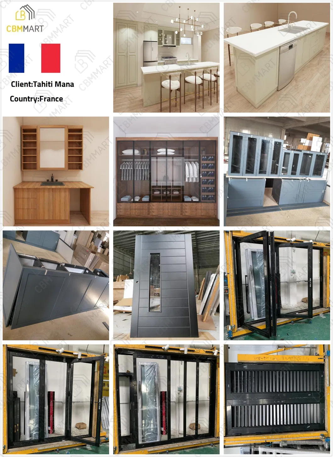 Cbmmart High End Shaker Solid Wood 5FT Plywood Sintered Stone Bathroom Vanity