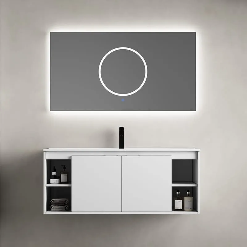 Eco-Certified Customizable Foor Standing European Style Bathroom Vanity