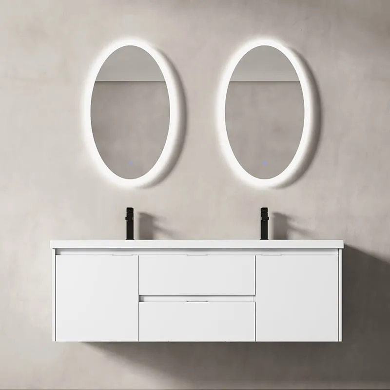 Eco-Certified Customizable Foor Standing European Style Bathroom Vanity