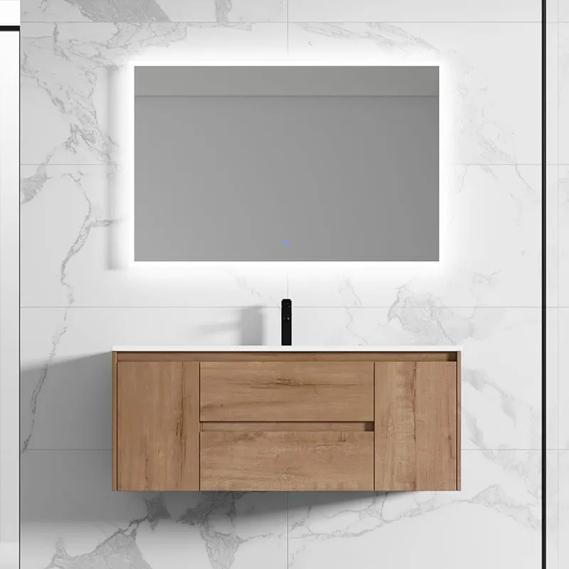 Eco-Certified Customizable Foor Standing European Style Bathroom Vanity