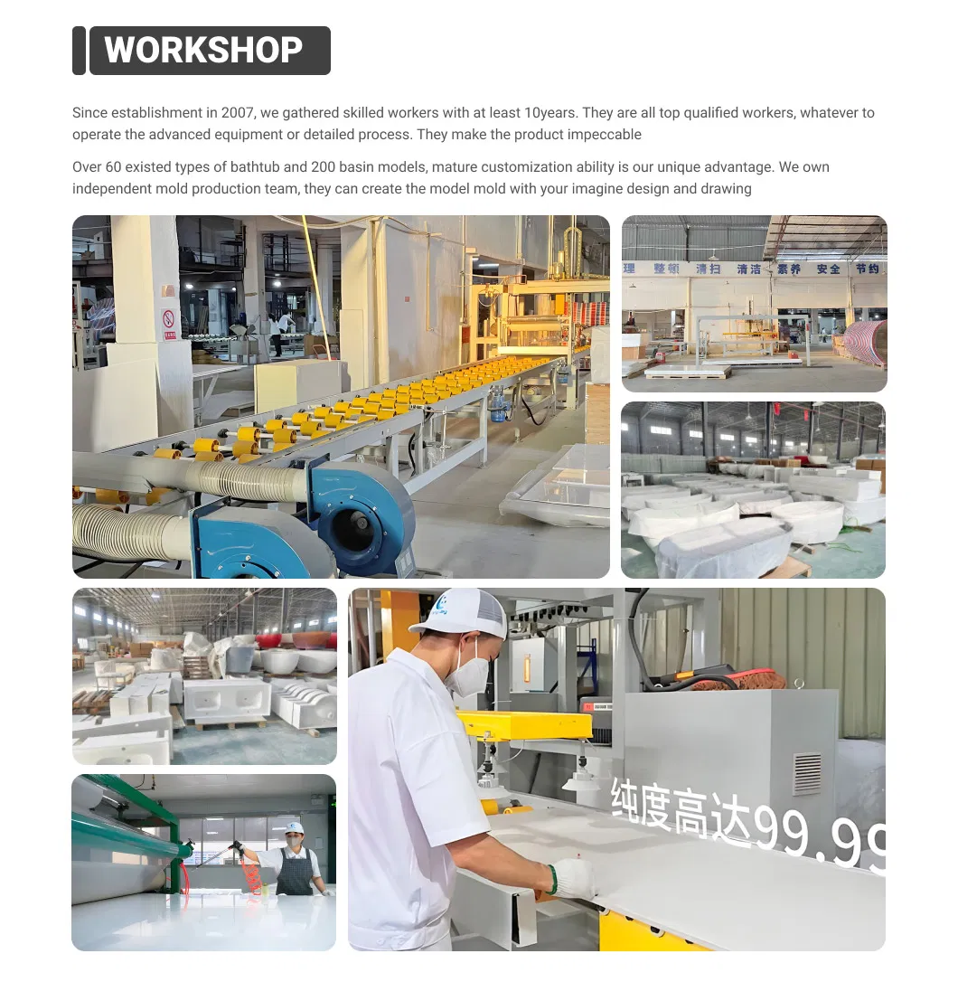 Factory Hot Sale Modern Phantom Pearl Freestanding Pure Acrylic Stone SPA Bathroom Bathtub Hot Tub for Hotel and Family