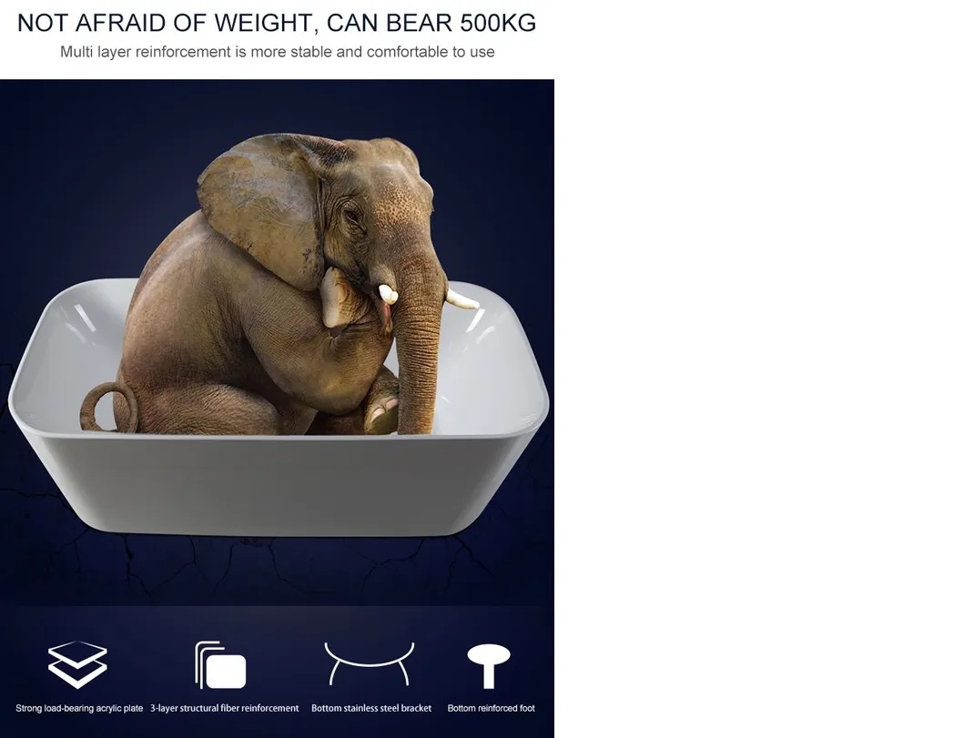 Cupc Upc USA Standard Approved 60&quot; Alcove Apron Skirted Bathtub