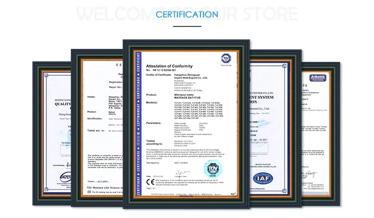 Modern Hotel Luxury Soaking White Freestanding Tub Acrylic Stand-Alone Bathtub