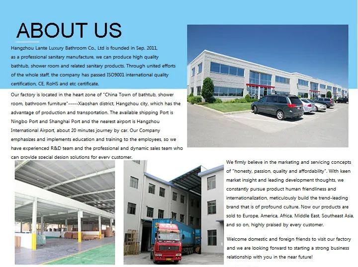 Modern Hotel Luxury Soaking White Freestanding Tub Acrylic Stand-Alone Bathtub