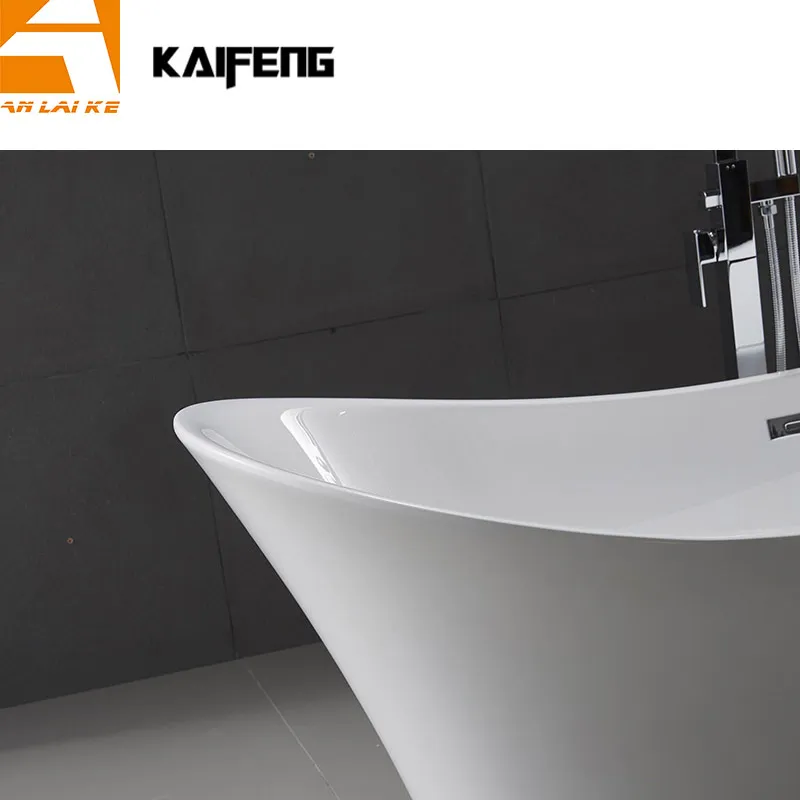 Modern Upc Acrylic Double High-End Slipper Free Standing Bathtub (KF-722)