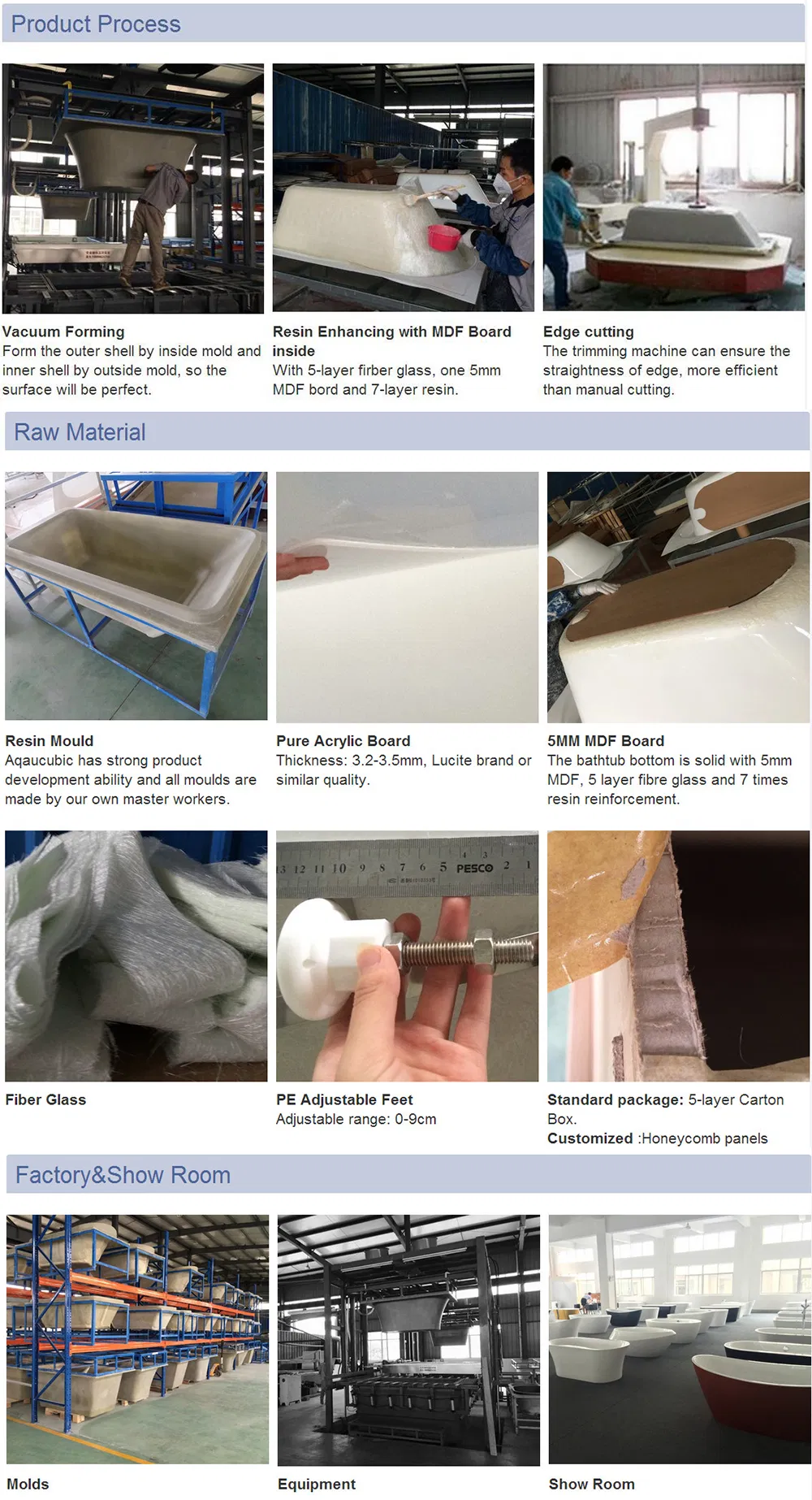 Common Size Left Drain Acrylic Soaking Bath Skirt Tubs for Hotel Project at Low Price