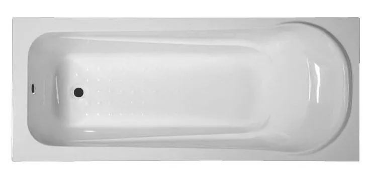 Bathroom Indoor White Rectangle Drop in Simple Design Bathtub