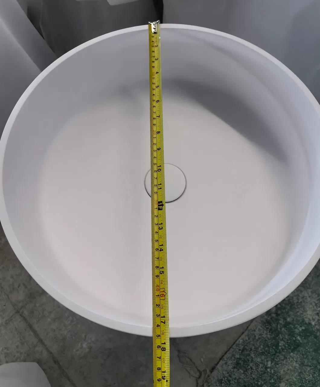 Artificial Stone Freestanding Bathroom Wash Basin OEM Factory Bathroom Pedestal Solid Surface Shampoo Sink