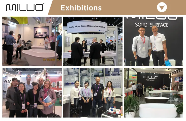 Artificial Stone Freestanding Bathroom Wash Basin OEM Factory Bathroom Pedestal Solid Surface Shampoo Sink