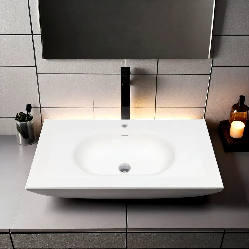 Acrylic Wash Basin for Kitchen Sink Vanity