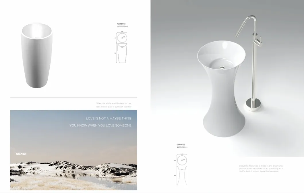 Acrylic Wash Basin for Kitchen Sink Vanity