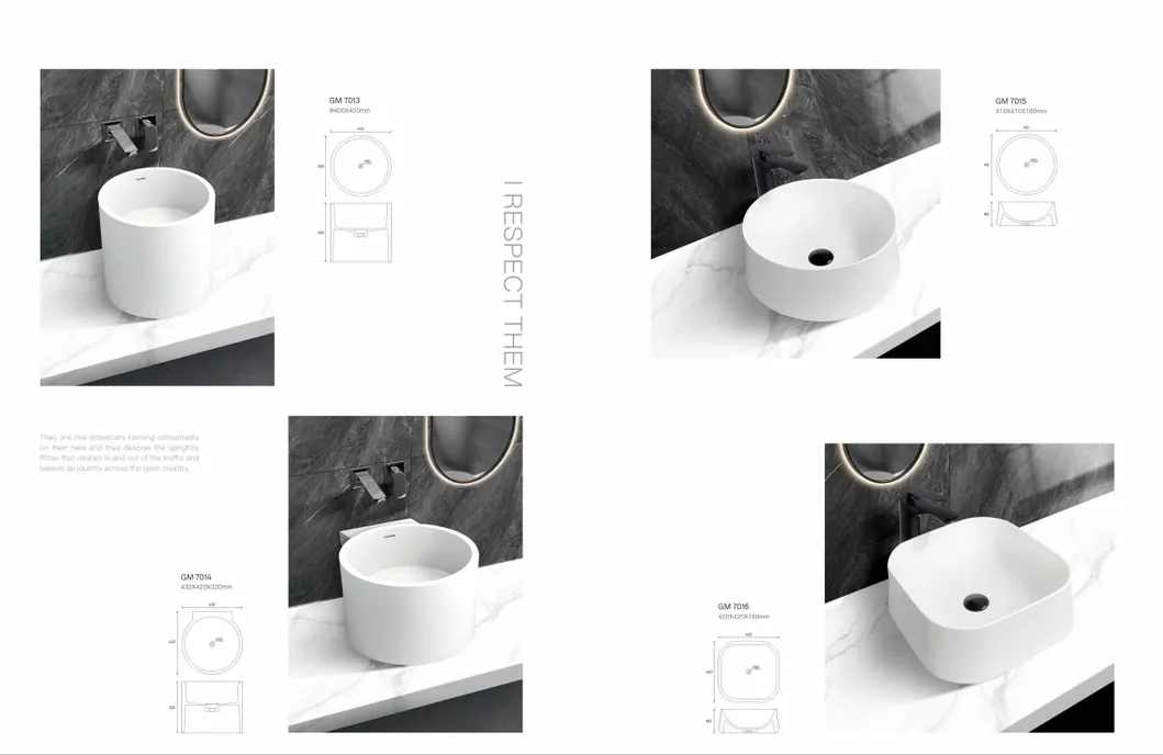 Acrylic Wash Basin for Kitchen Sink Vanity