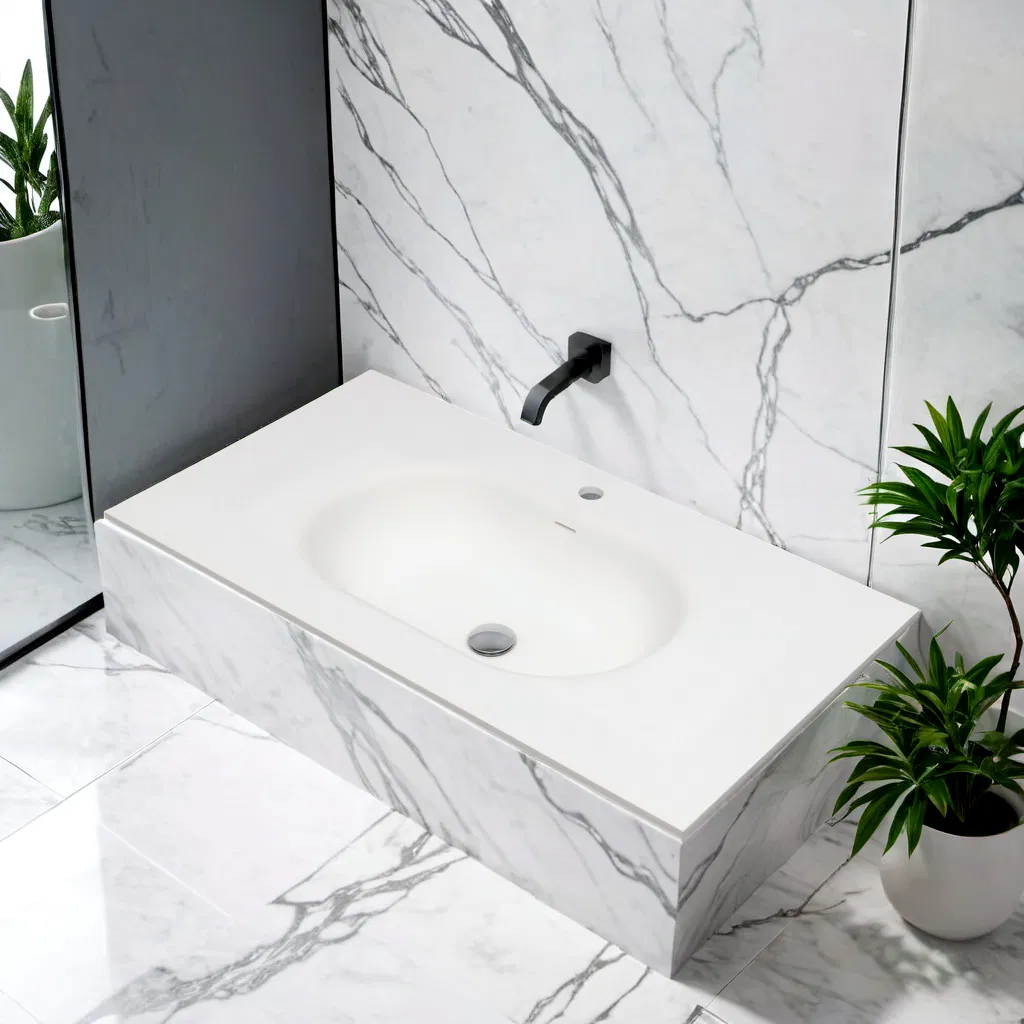 Acrylic Wash Basin for Kitchen Sink Vanity