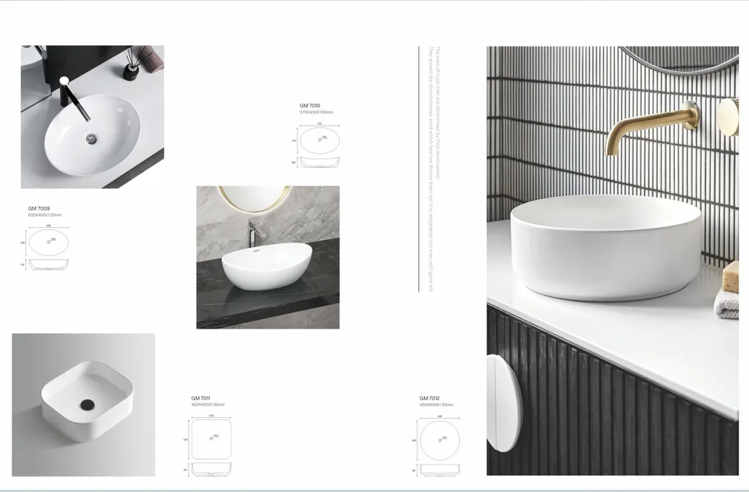 Acrylic Wash Basin for Kitchen Sink Vanity