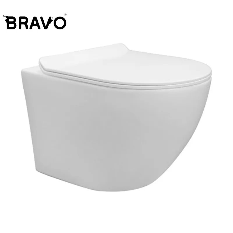 Bravo Bathroom Toilet Ceramic Wall-Hung Toilet Sanitary Ware