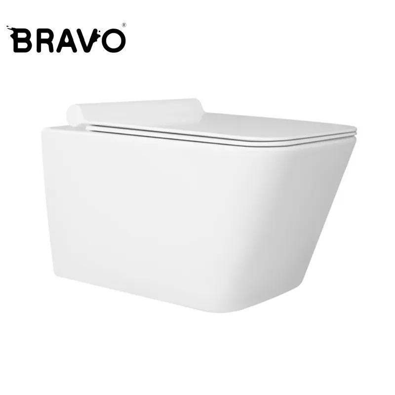 Bravo Bathroom Toilet Ceramic Wall-Hung Toilet Sanitary Ware