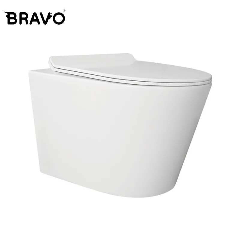 Bravo Bathroom Toilet Ceramic Wall-Hung Toilet Sanitary Ware
