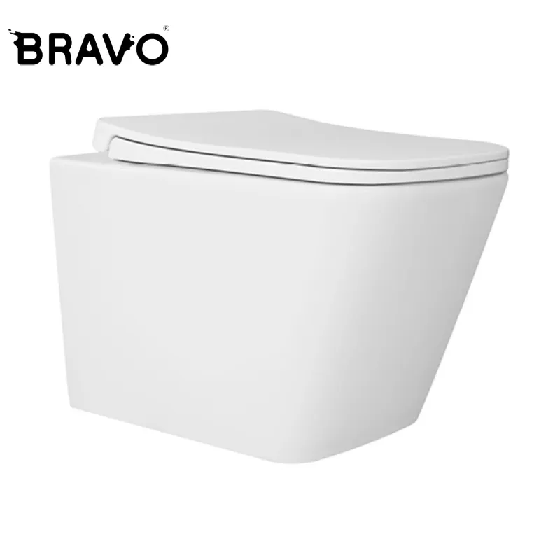Bravo Bathroom Toilet Ceramic Wall-Hung Toilet Sanitary Ware