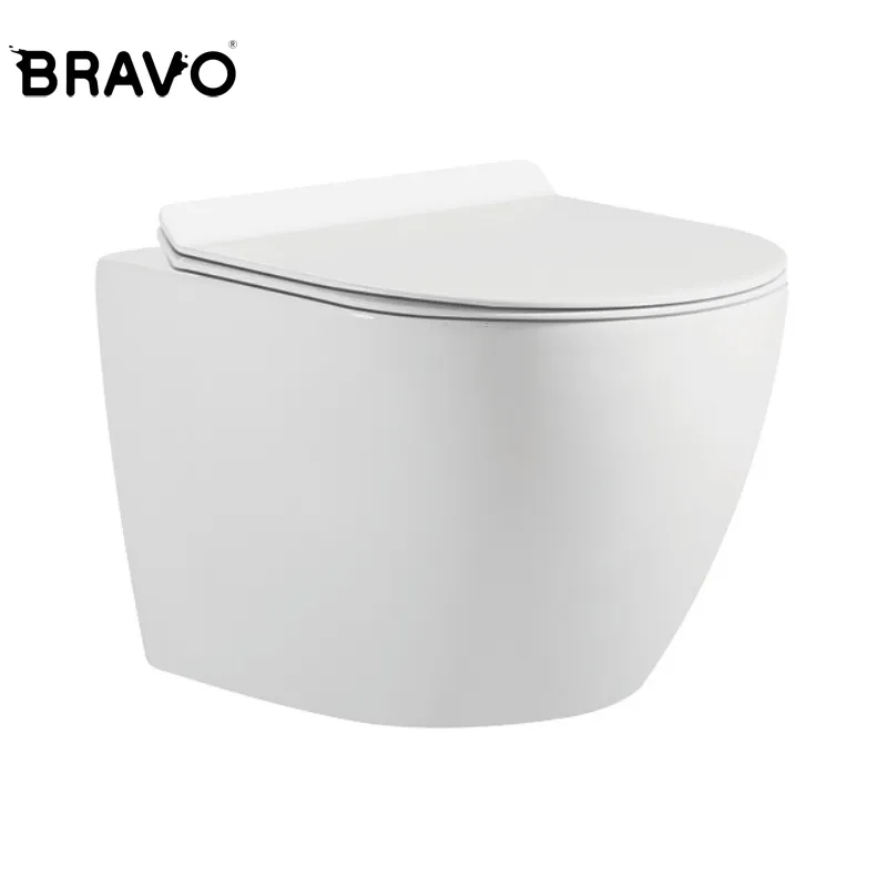 Bravo Bathroom Toilet Ceramic Wall-Hung Toilet Sanitary Ware