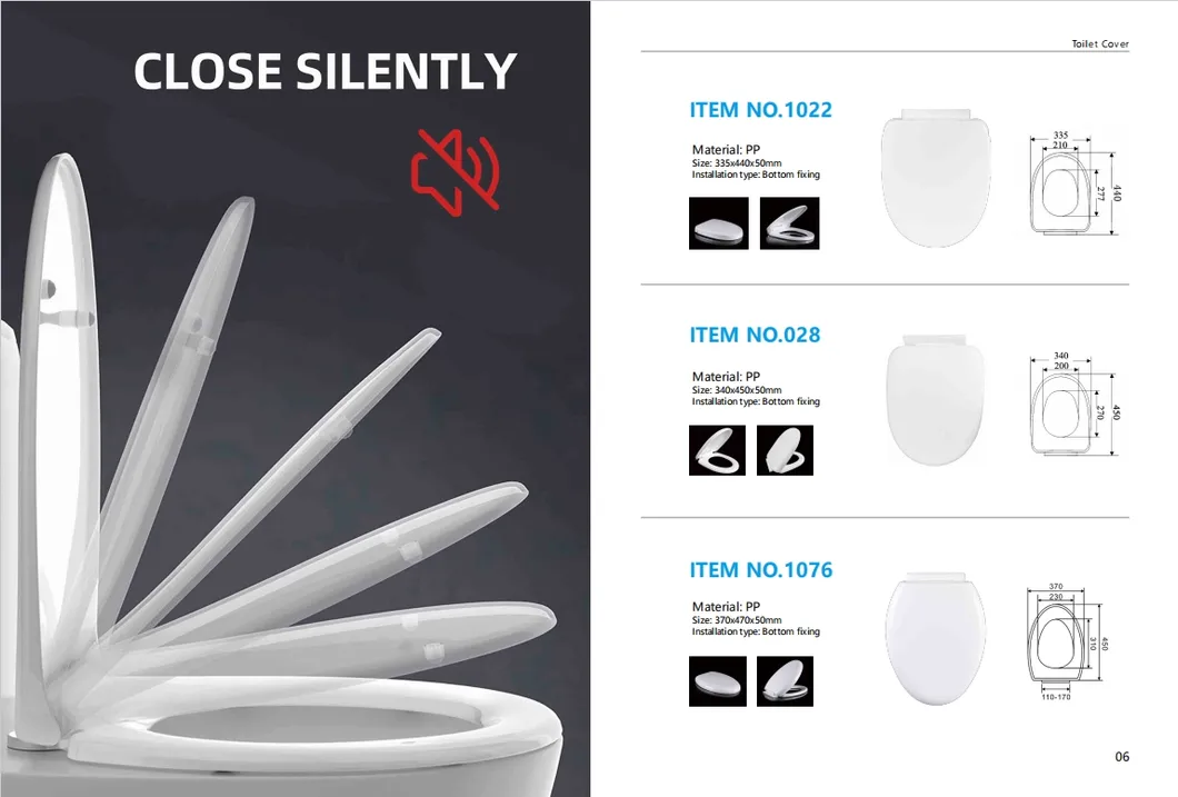 Watermark Toilet Ceramic Toilet Bowl P Trap Two Piece Toliet for Bathroom