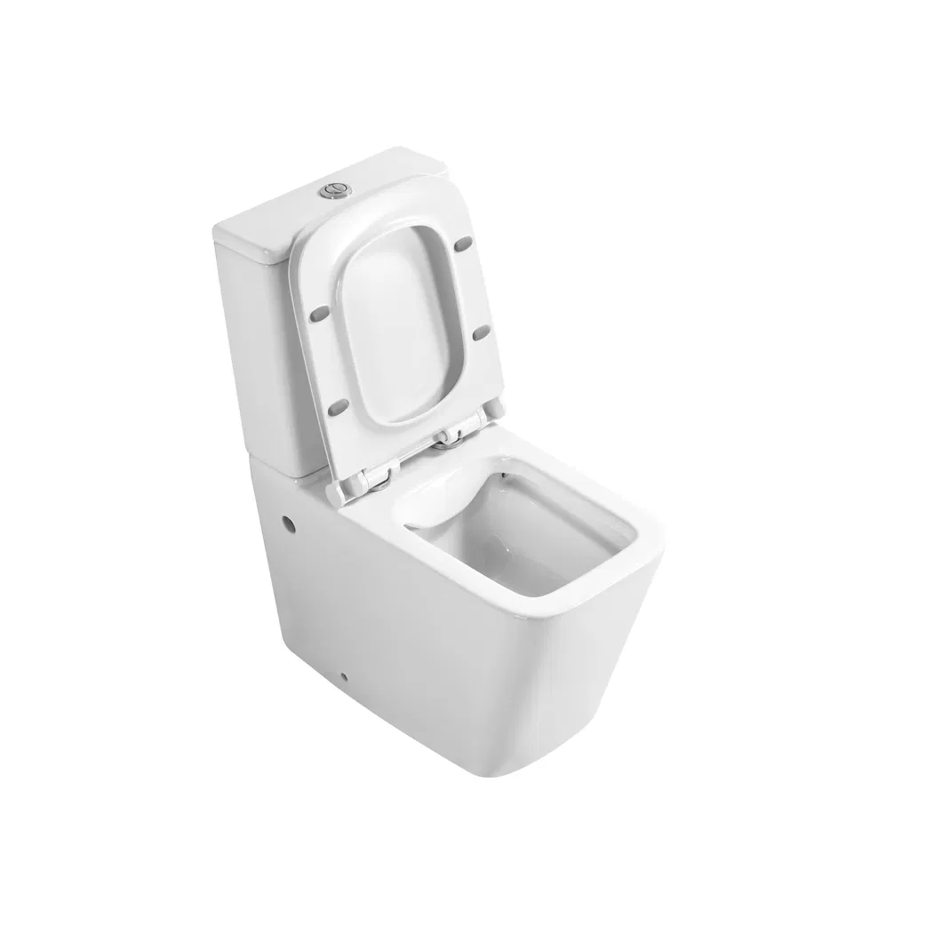 Watermark Toilet Ceramic Toilet Bowl P Trap Two Piece Toliet for Bathroom