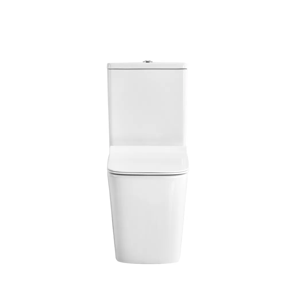 Watermark Toilet Ceramic Toilet Bowl P Trap Two Piece Toliet for Bathroom