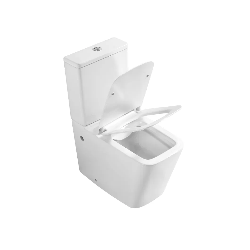 Watermark Toilet Ceramic Toilet Bowl P Trap Two Piece Toliet for Bathroom