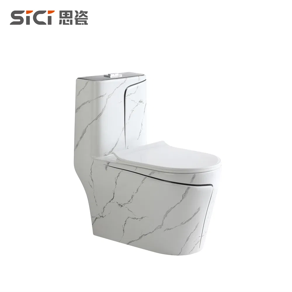 Modern Sanitary Ware Ceramic Bathroom Toilet Set One Piece Marble Basin Toilet