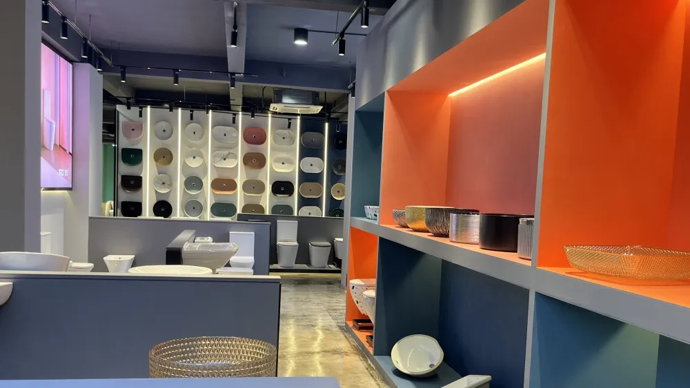 Modern Sanitary Ware Ceramic Bathroom Toilet Set One Piece Marble Basin Toilet