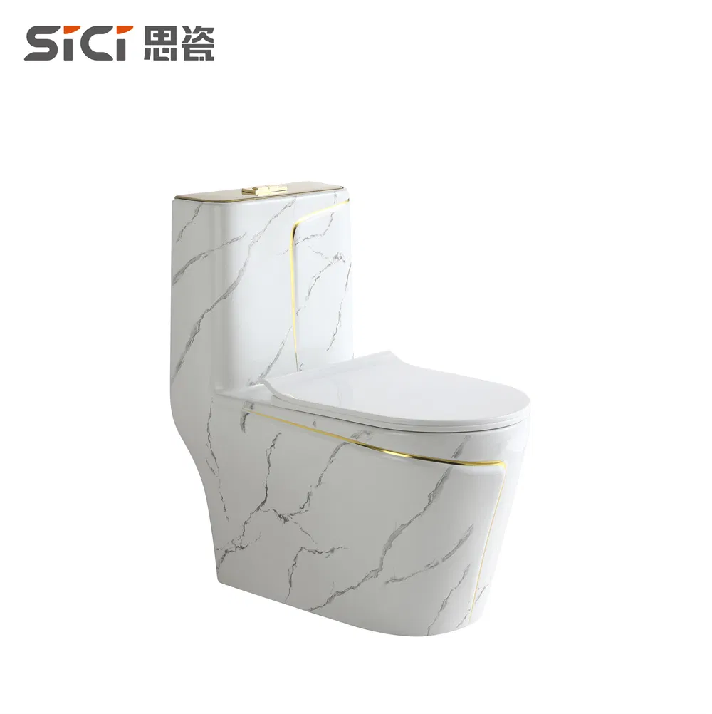 Modern Sanitary Ware Ceramic Bathroom Toilet Set One Piece Marble Basin Toilet