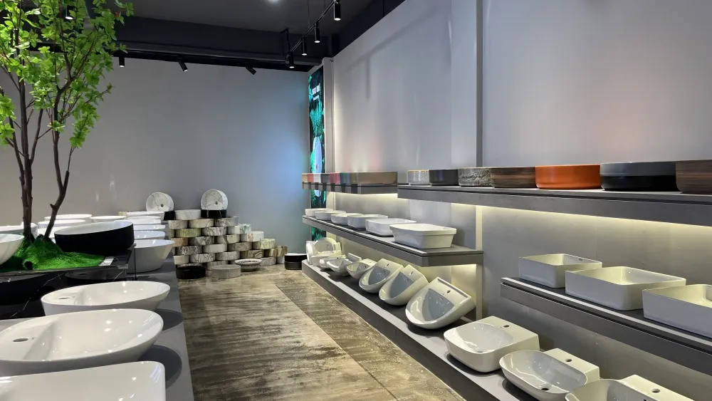 Modern Sanitary Ware Ceramic Bathroom Toilet Set One Piece Marble Basin Toilet