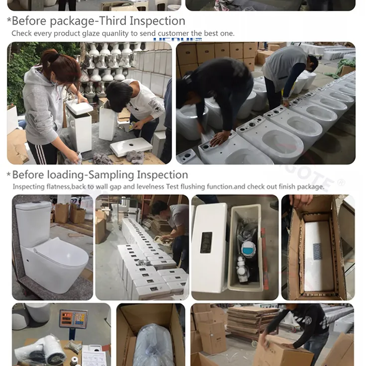 Self-Cleaning Bathroom Ceramic Round P-Trap Wall Hung Chaozhou Sanitary Toilet