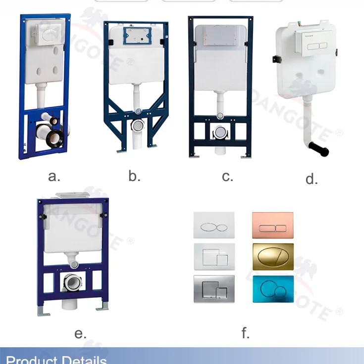 Self-Cleaning Bathroom Ceramic Round P-Trap Wall Hung Chaozhou Sanitary Toilet