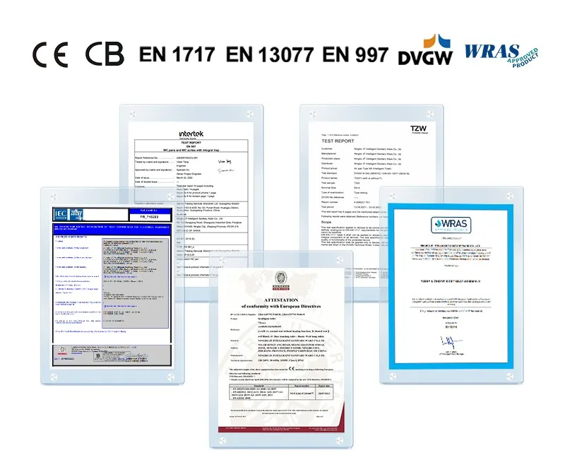 Bathrooms Wall Mounted Smart Toilet Integrated Bidet Smart Wall-Hung One Piece Toilet