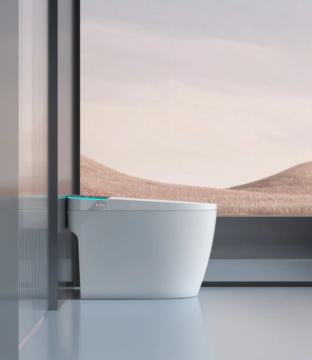 Wc Sanitary Ware Bathroom Automatic Sensor Intelligent Bathroom Ceramic One-Piece Smart Toilet