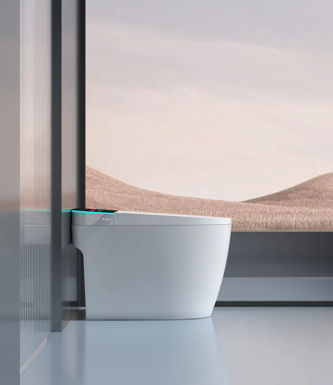 Wc Sanitary Ware Bathroom Automatic Sensor Intelligent Bathroom Ceramic One-Piece Smart Toilet