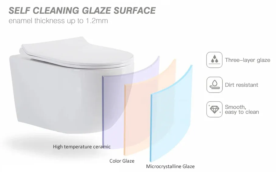 Ortonbath Bathroom Sanitary Ware Wall-Mounted Concealed Cistern Elongated Toilet Bowl Dual-Flush Ceramic Wall Hung Ceramica Wc Toilet with Toilet Seat Cover