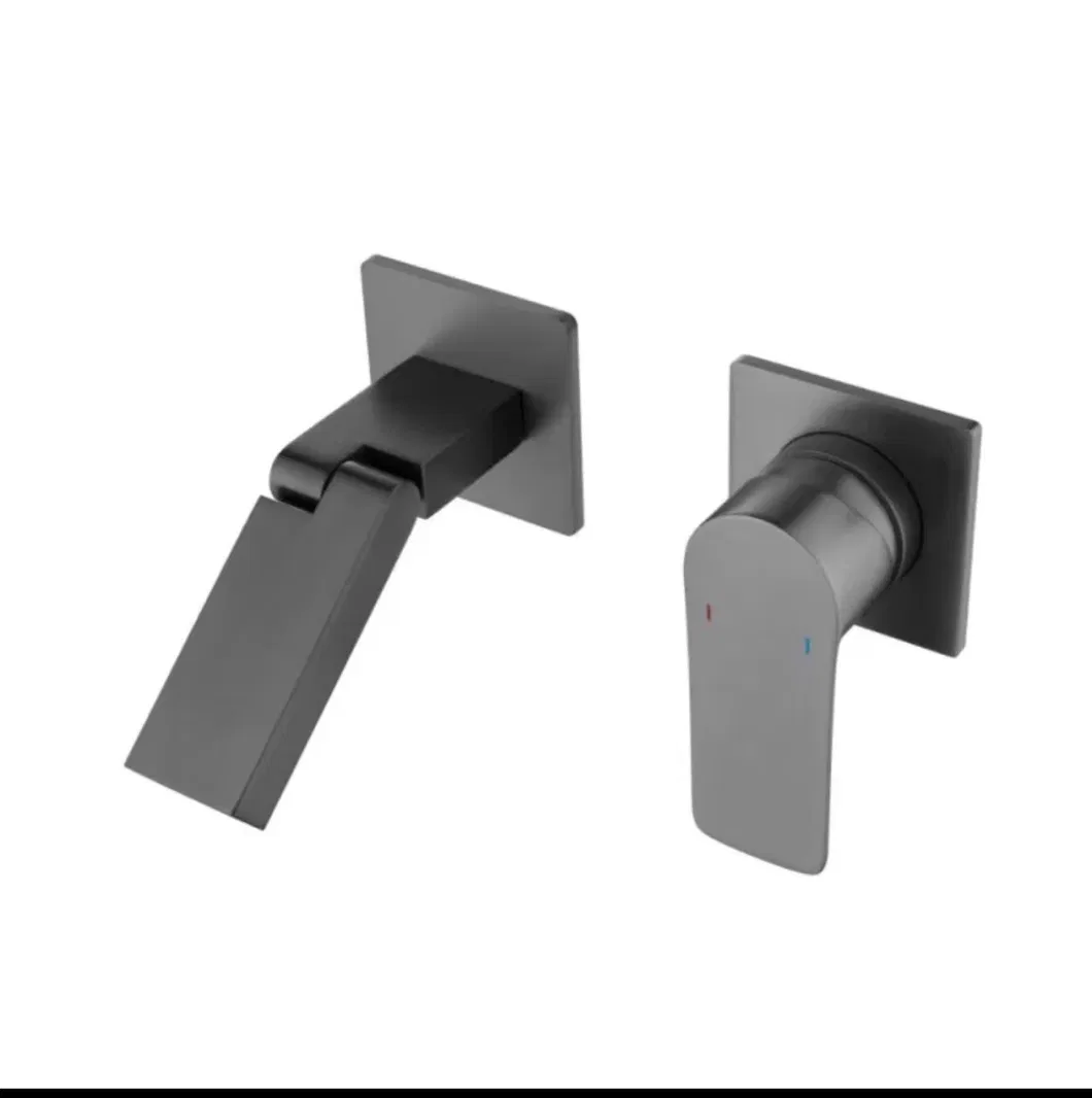 Concealed Digital Embedded Foldable Basin Faucet with Full Copper Material for Sanitary Basin Faucet Basin Tap