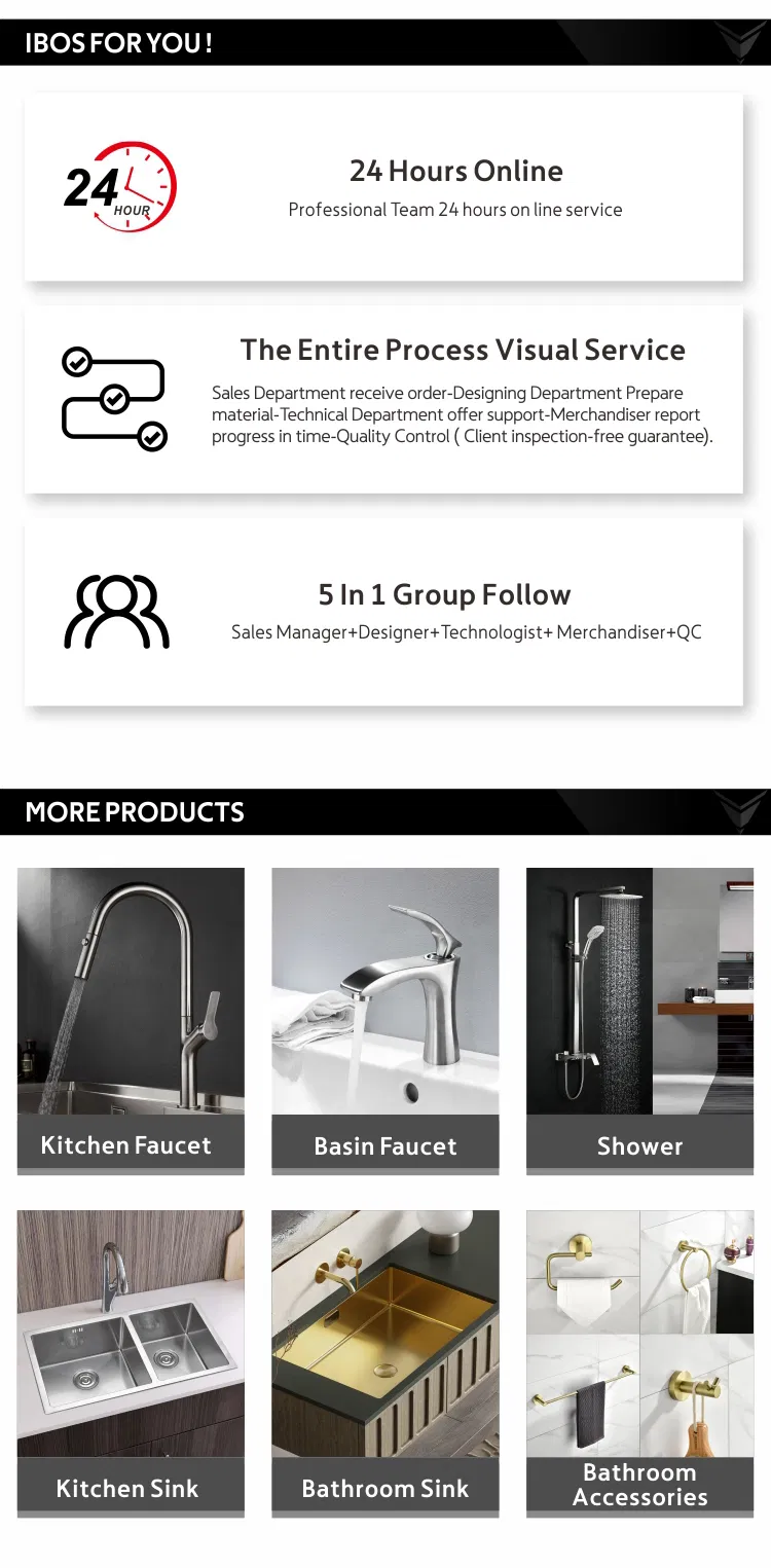 Sanitary Ware Bathroom Modern Chrome Basin Mixer Tap SUS304 Faucet Water Tap