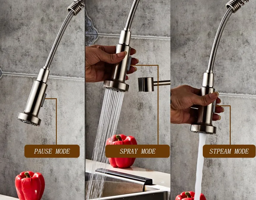 2023 Health SUS304 Pullout Kitchen Faucet 690102