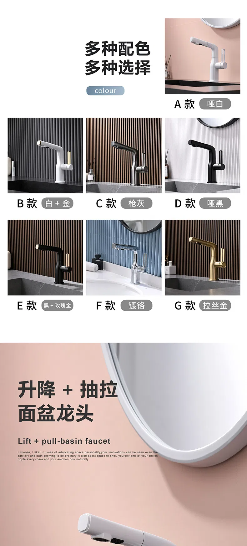 High Quality 304 Stainless Steel Kitchen Faucet Mixer Water Basin Tap