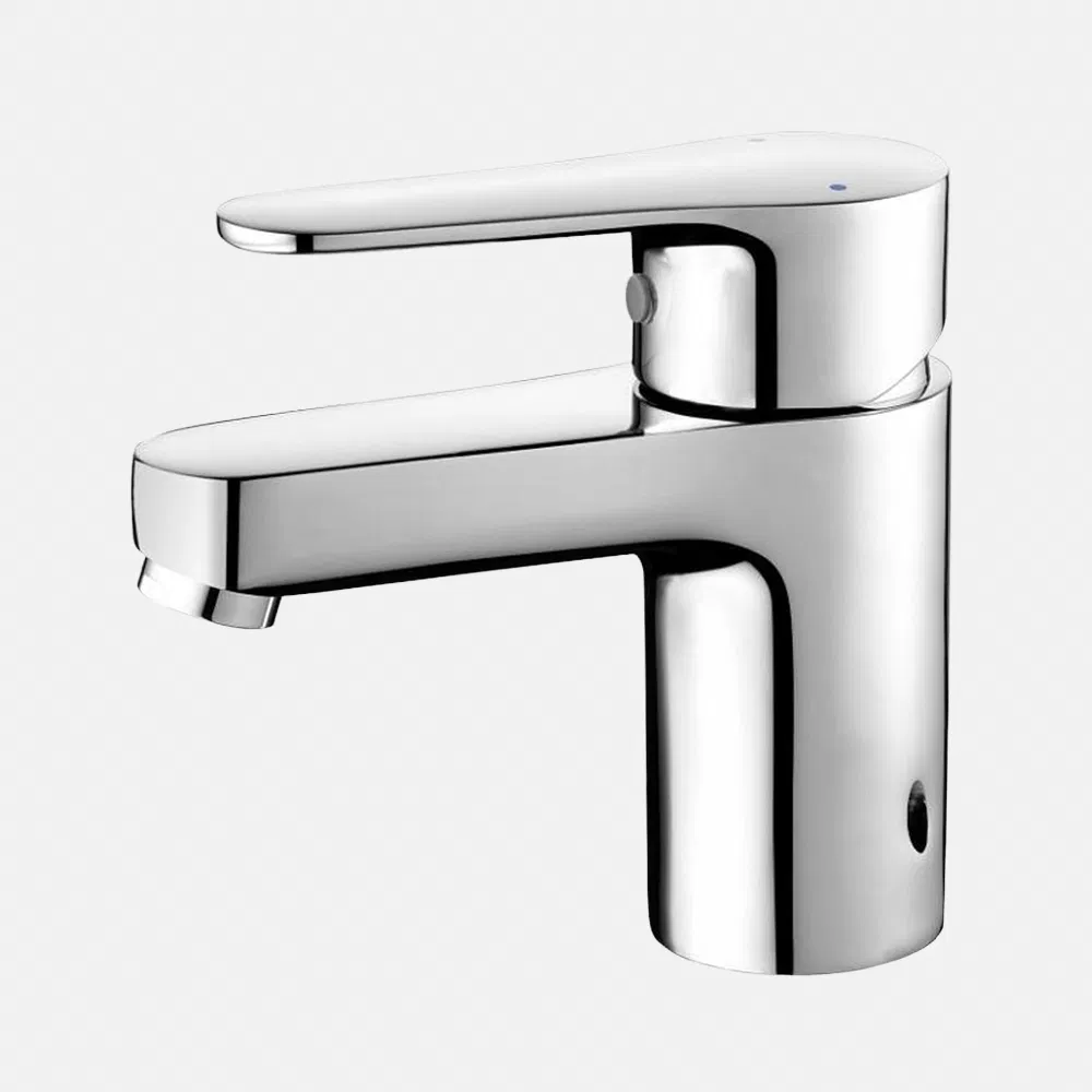 Sanitary Ware Single Hole Modern Brushed Gold Waterfall Bathroom Wash Basin Water Sink Mixer Taps Washing Brass Faucet