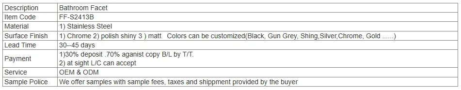 Premium Ss 304 Bathroom Basin Sink Faucet for Home Accessories